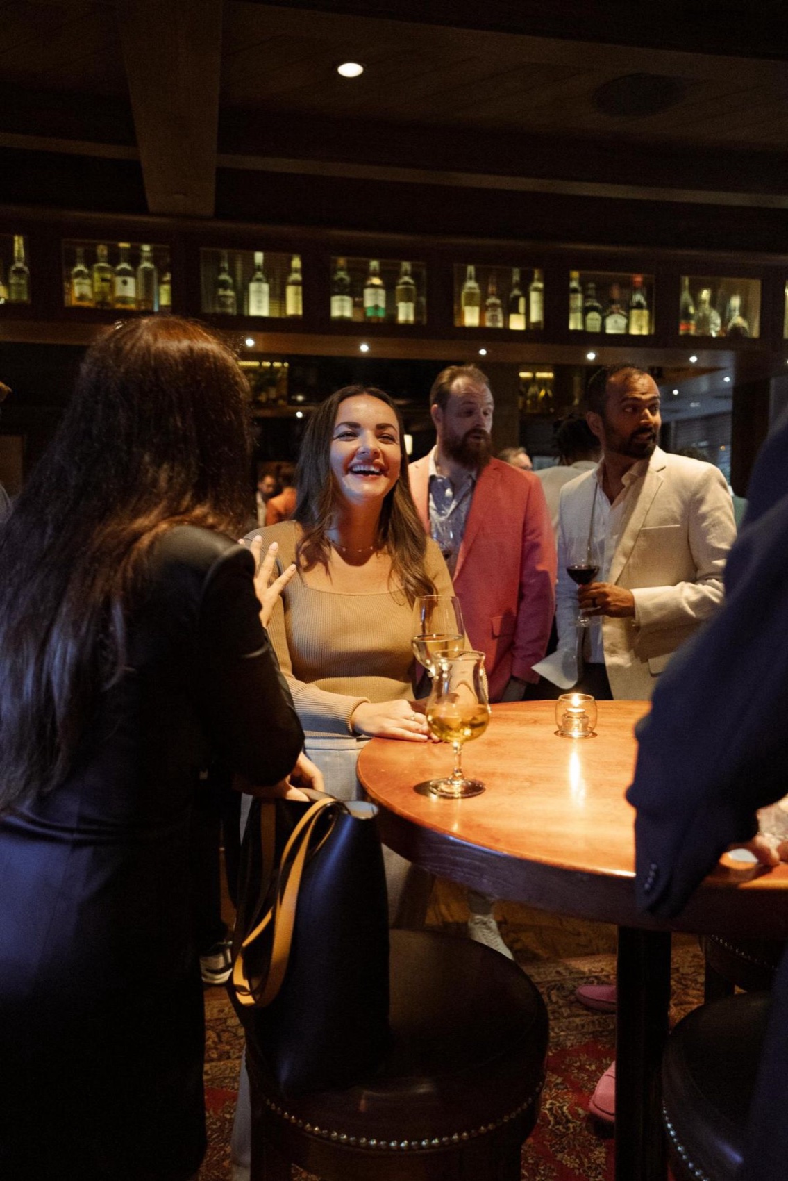 CryptoDNC 2024, Chicago — attendees networking at the social, produced by Awen