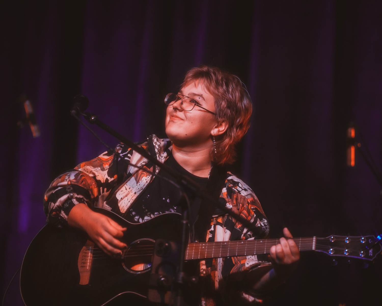 Get Out The Vote concert — a vocalist on stage, Milwaukee