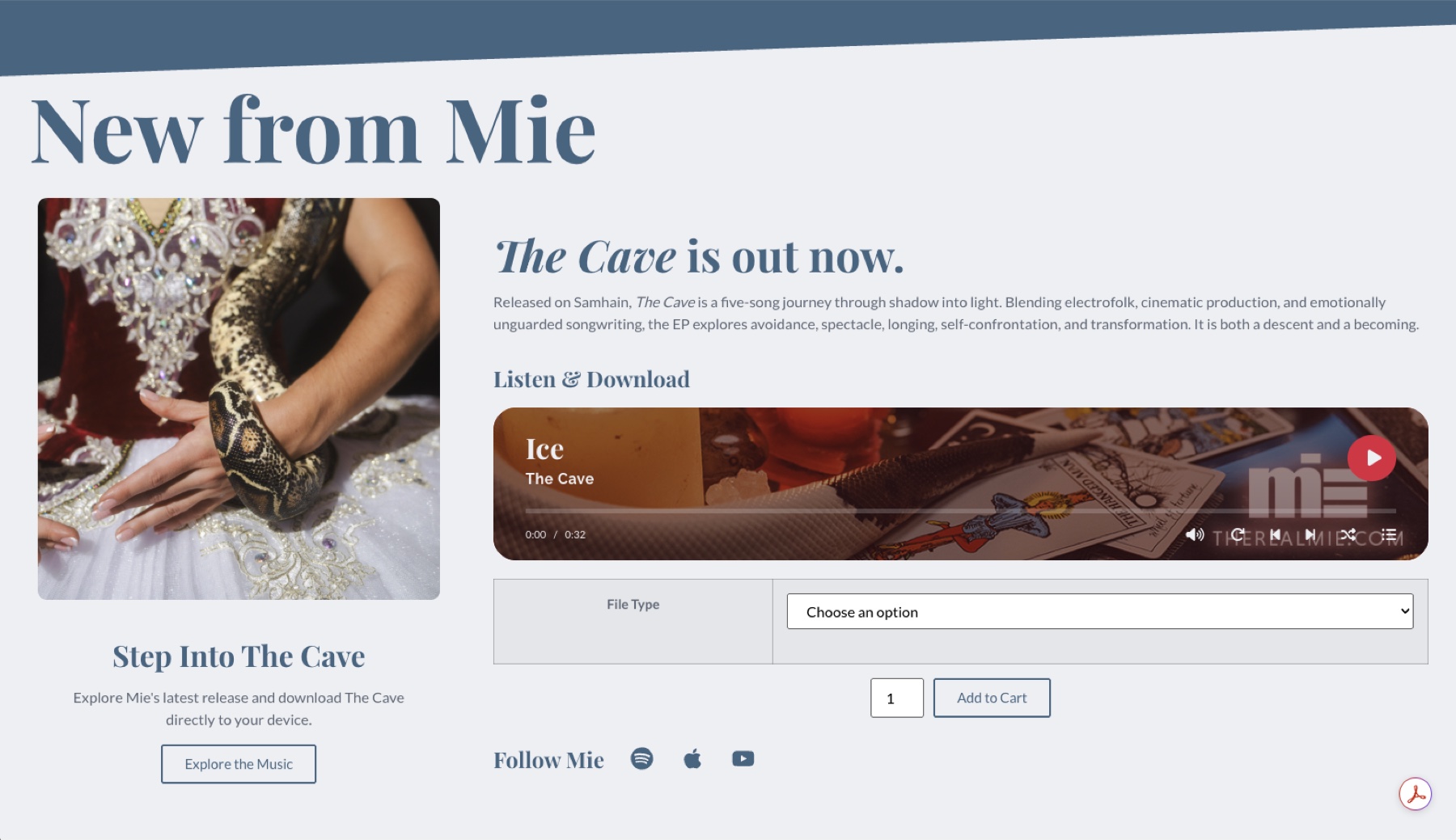 therealmie.com — Electronic Press Kit