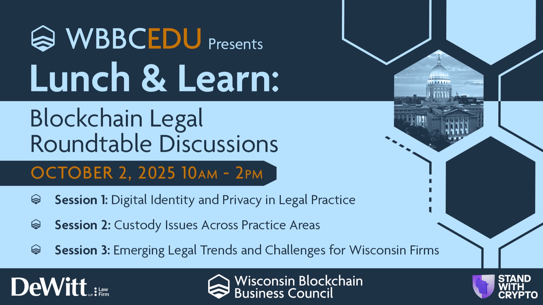 WBBC x DeWitt Law Lunch & Learn — Blockchain Legal Discussions